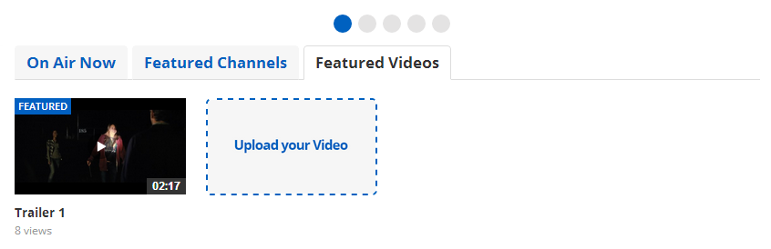 featured videos homepage display